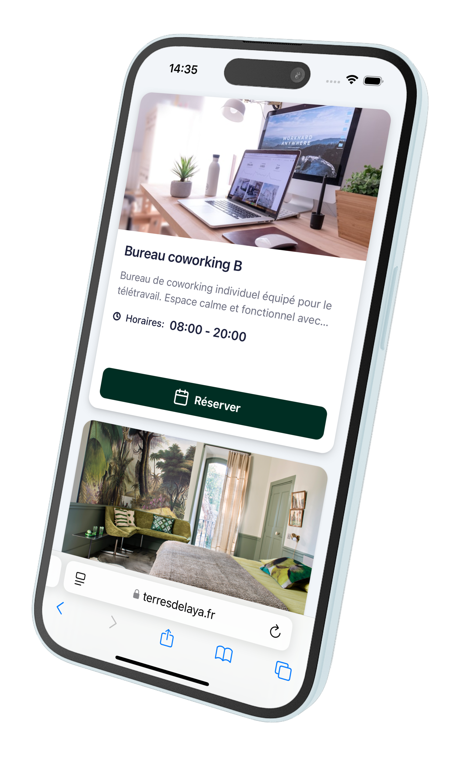Interface NeoAccess pour les espaces partagés